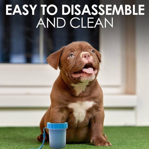 New Nice Paws Paw Washer w/Towel with tags in box pink ⭐️⭐️⭐️⭐️ - Picture 9 of 14